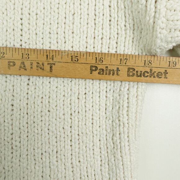 Coldwater Creek Chunky Knit Turtleneck Sweater Womens Size Small White MiUSA - Picture 7 of 12